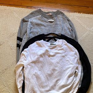 4 women tops Athleta, Abercrombie